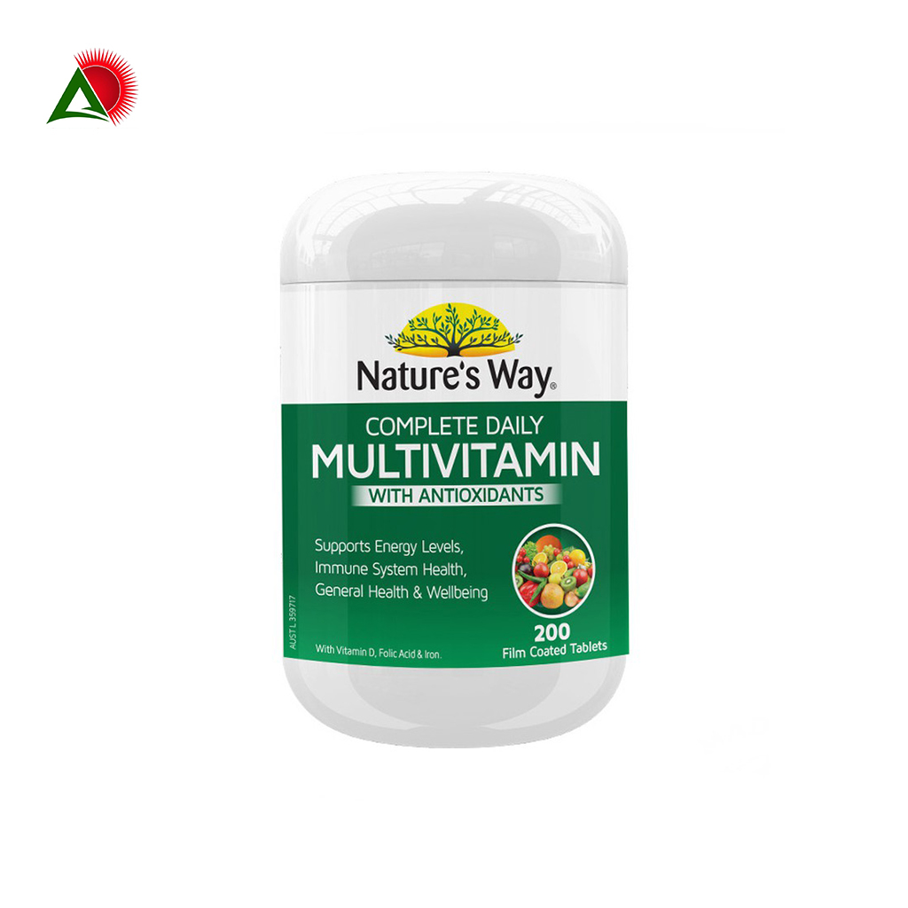 Vitamin Tổng Hợp Nature’s Way Complete Daily Multivitamin Úc 200 Viên
